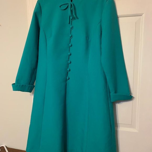 Vintage 1966 Peggy French dress. 14-16 - Picture 1 of 11